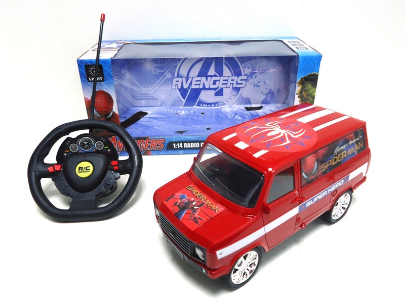 1:14 蜘蛛侠四通遥控车（带灯光） - HP1163654