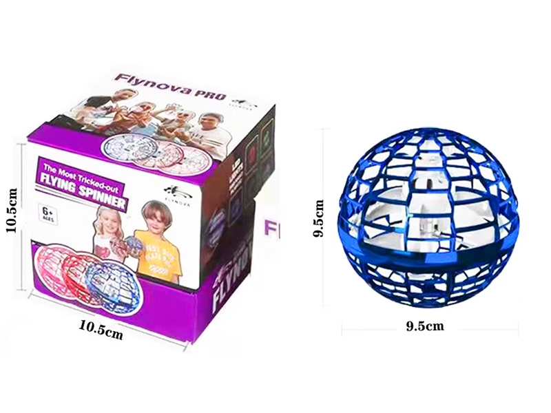 R/C FLYING SPINNER W/USB，RED/BLUE/PURPLE - HP1163906