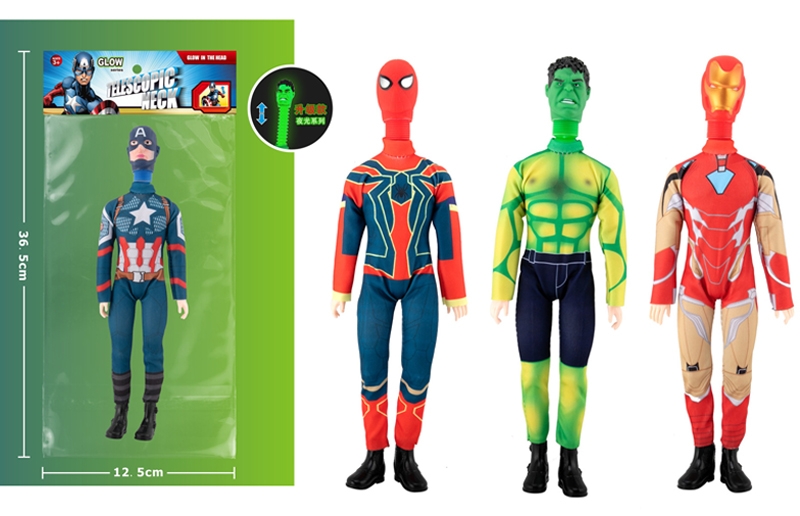 12' LUMINOUS MULTI-JOINT TELESCOPIC NECK ALLIANCE FIGURINE (4 MIXED PACKS) - HP1163980