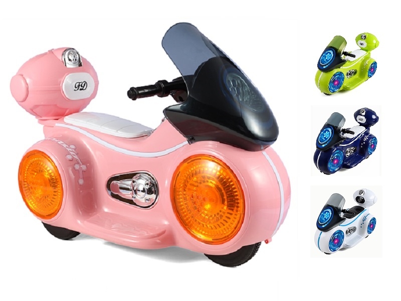 B/O RIDE ON CAR W/MUSIC & LIGHT, BLUE, GREEN, WHITE & PINK - HP1164088