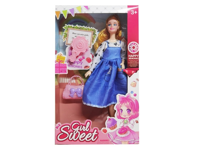 11.5“ SOLID BODY DOLL W/ACCESSORIES - HP1164348