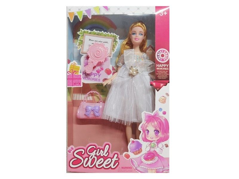11.5“ SOLID BODY DOLL W/ACCESSORIES - HP1164350
