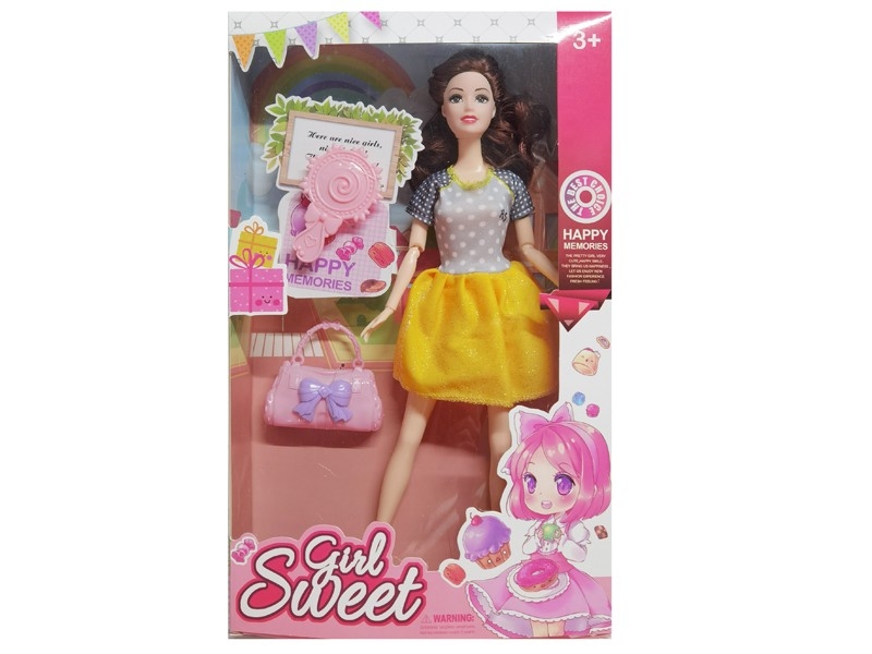 11.5“ SOLID BODY DOLL W/ACCESSORIES - HP1164351