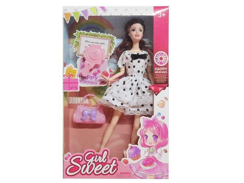 11.5“ SOLID BODY DOLL W/ACCESSORIES - HP1164352