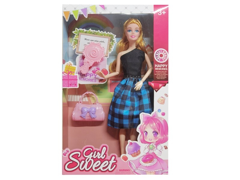 11.5“ SOLID BODY DOLL W/ACCESSORIES - HP1164353