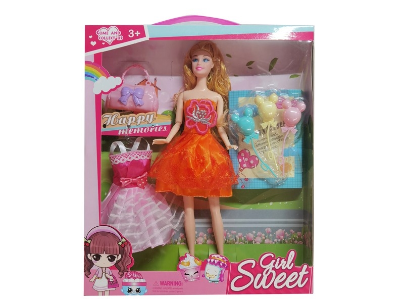 11.5” SOLID BODY DOLL W/ACCESSORIES - HP1164355