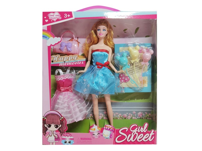 11.5” SOLID BODY DOLL W/ACCESSORIES - HP1164356