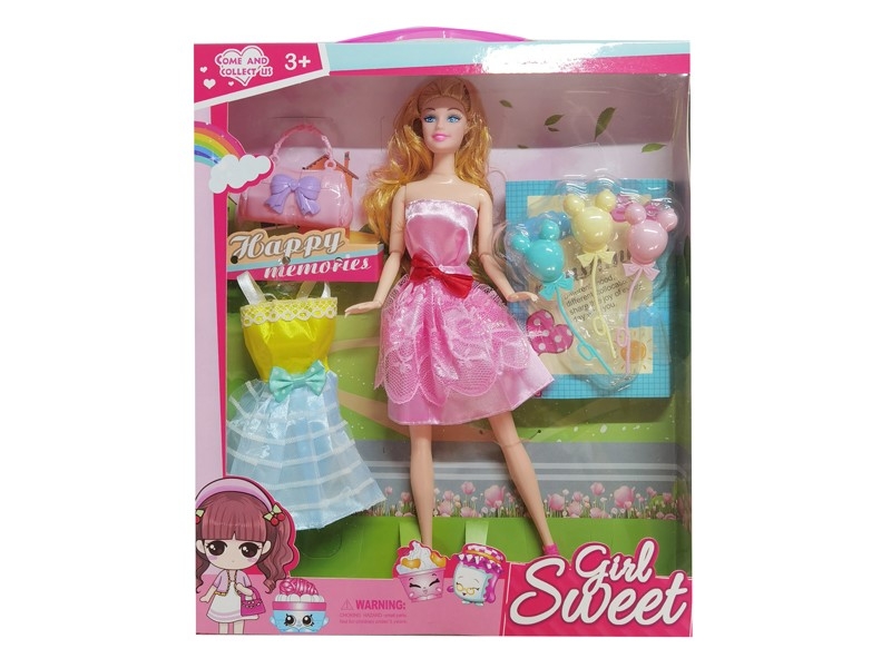 11.5” SOLID BODY DOLL W/ACCESSORIES - HP1164358