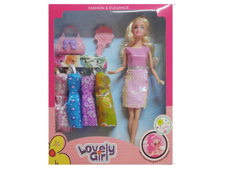 11.5” SOLID BODY DOLL W/ACCESSORIES - HP1164362