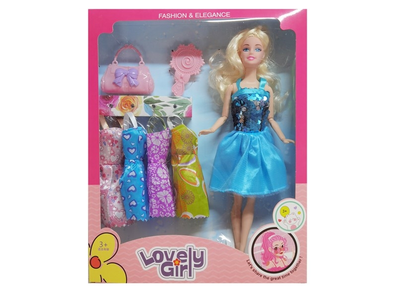 11.5” SOLID BODY DOLL W/ACCESSORIES - HP1164363