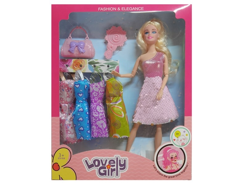 11.5” SOLID BODY DOLL W/ACCESSORIES - HP1164364