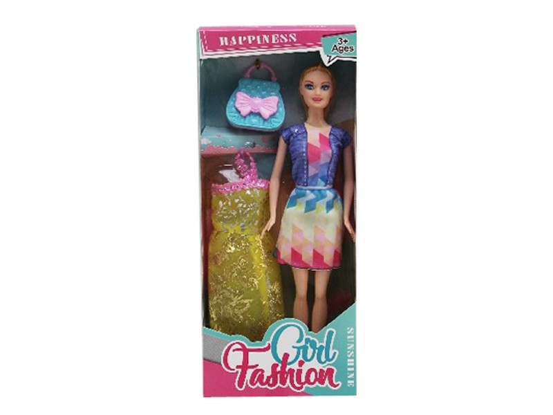 11.5“ SOLID BODY DOLL W/ACCESSORIES - HP1164510