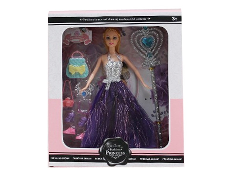 11.5“ SOLID BODY DOLL W/ACCESSORIES - HP1164512