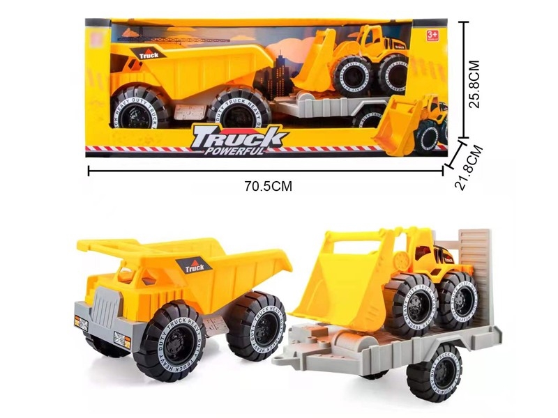 FRICTION CONSTRUCTION TRUCK 3PCS - HP1165334