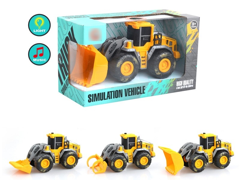 FRICTION CONSTRUCTION CAR W/LIAGHT & MUSIC,3ASST - HP1165474