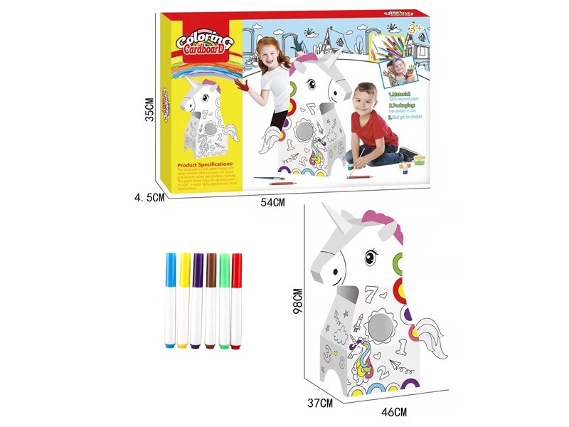 DIY PAINTING & PUZZLE（6PCS WATER COLOR PEN) - HP1165773