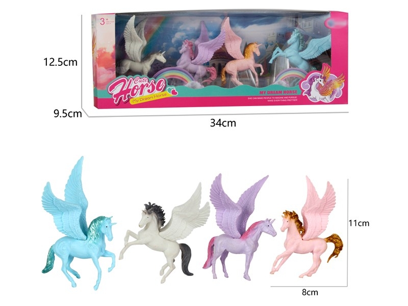 VINYL HORSE 4PCS - HP1165838
