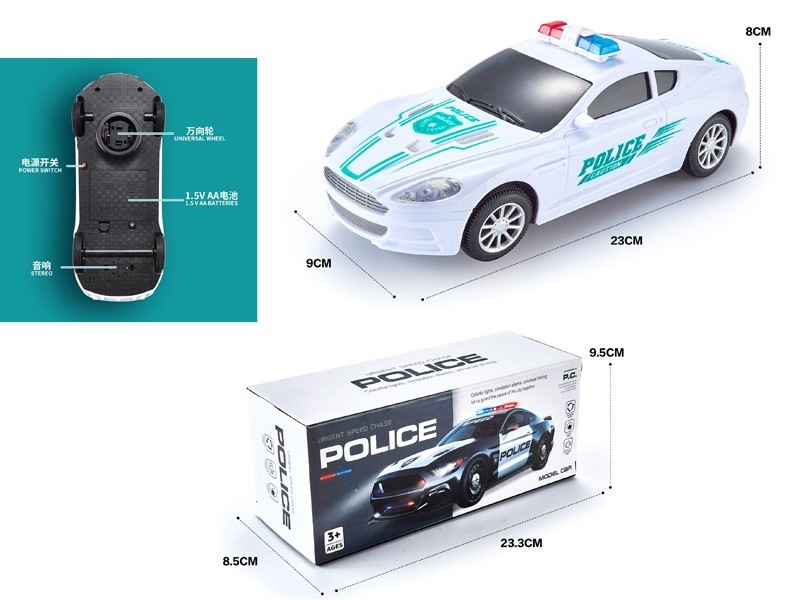 B/O BUMP & GO POLICE CAR W/LIGHT & MUSIC - HP1166161