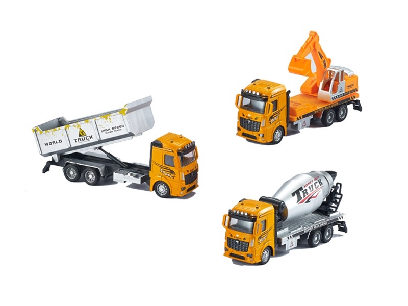 1:32  PULL BACK DIE CAST CONSTRUCTION CAR,3ASST - HP1166281