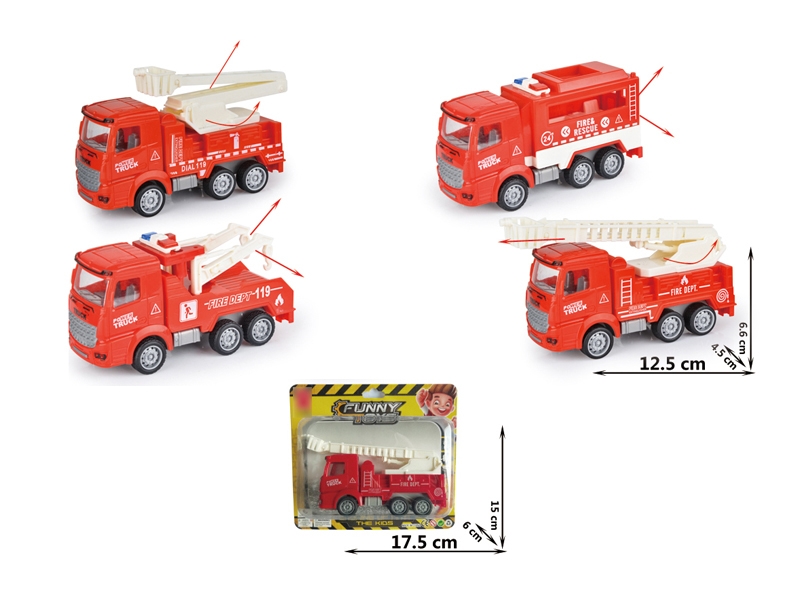 FRICTION FIRE TRUCK，4ASST - HP1167201