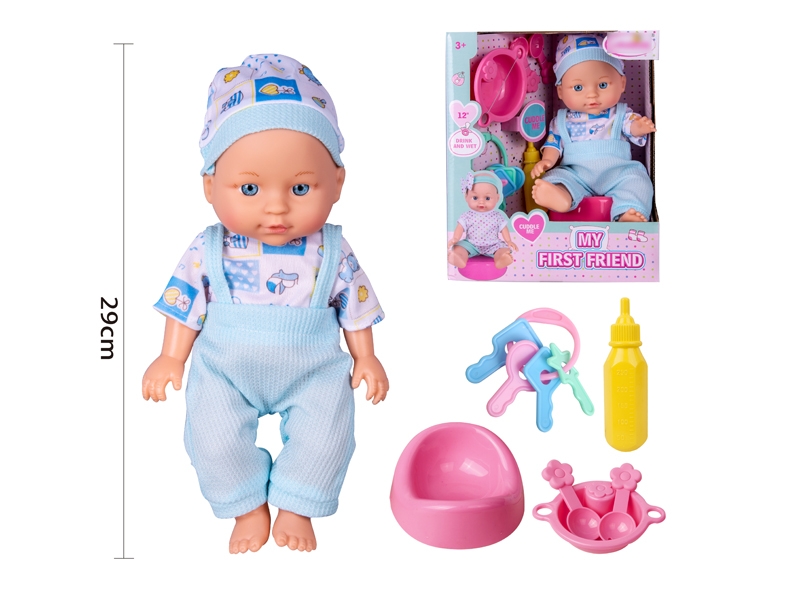 12” BLOW MOULD BODY DOLL W/ACCESSORIES, DOLL WITHOUT IC - HP1167239