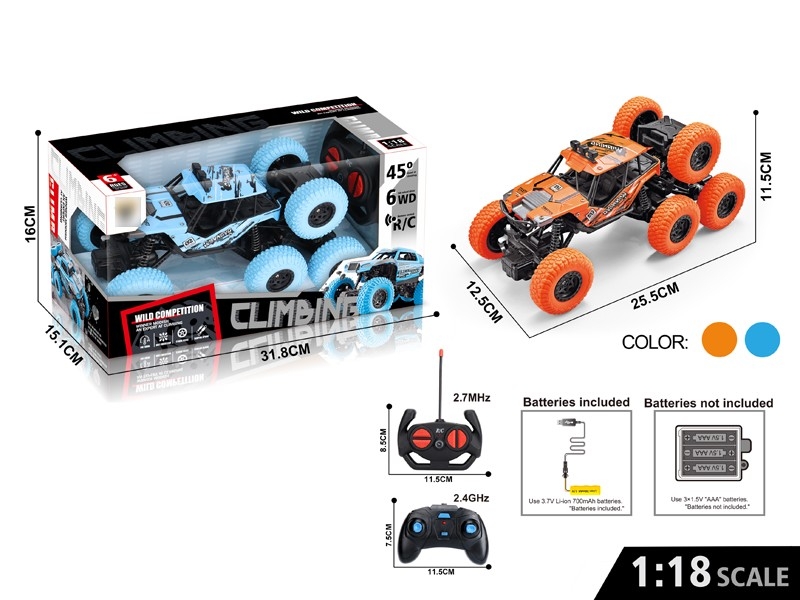 1:18六轮攀爬不包电 - HP1167433