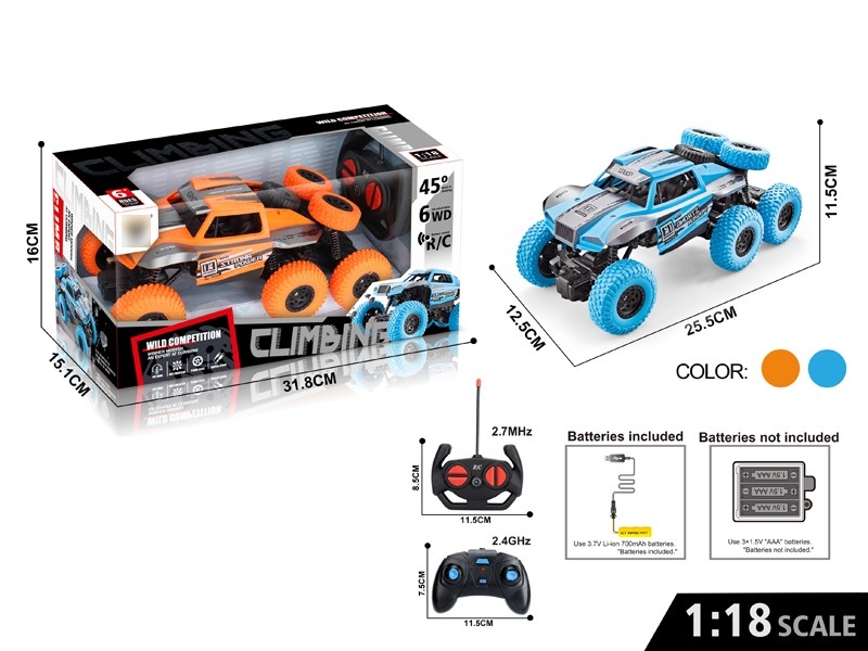 1:18六轮攀爬不包电 - HP1167434