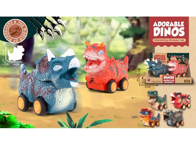 FREE WAY DINOSAUR CAR 2PCS/DISPLAY - HP1167740