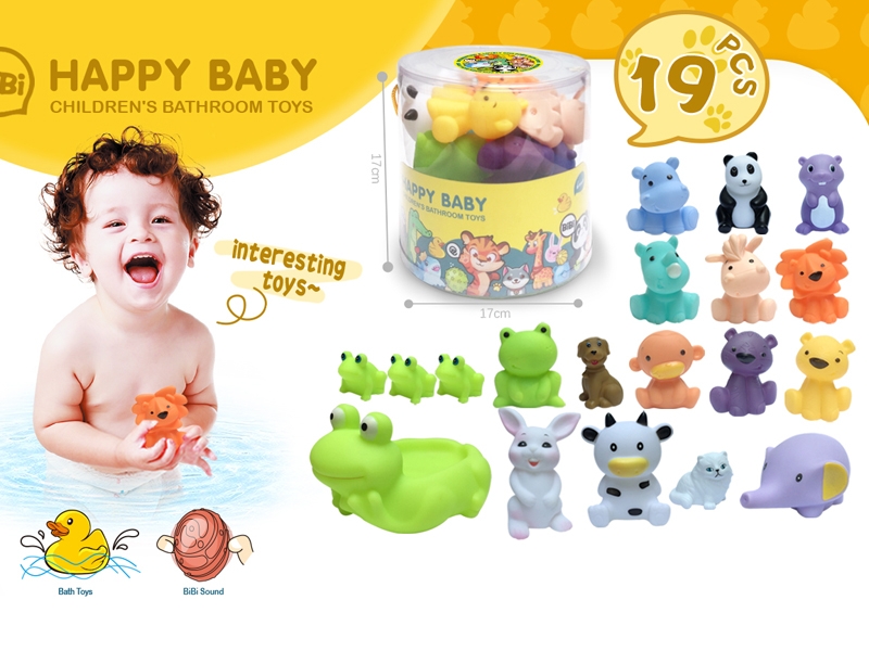 VINYL BATH TOYS 19PCS - HP1167789