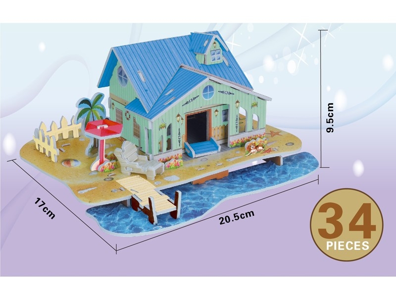 3D PUZZLE 34PCS - HP1168175