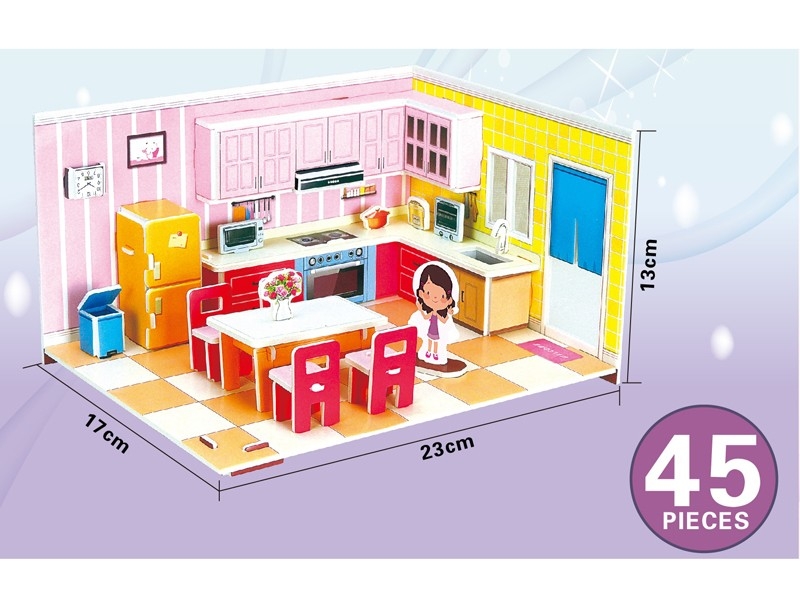 3D PUZZLE 45PCS - HP1168178