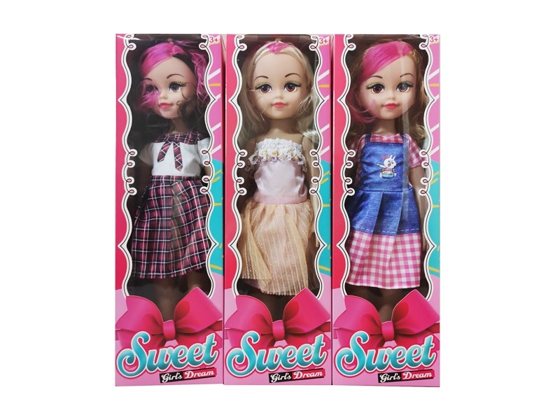 18“ BLOW MOLD DOLL W/MUSIC，3ASST - HP1168292
