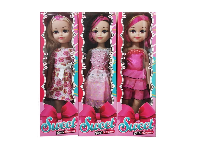 18“ BLOW MOLD DOLL W/MUSIC，3ASST - HP1168293