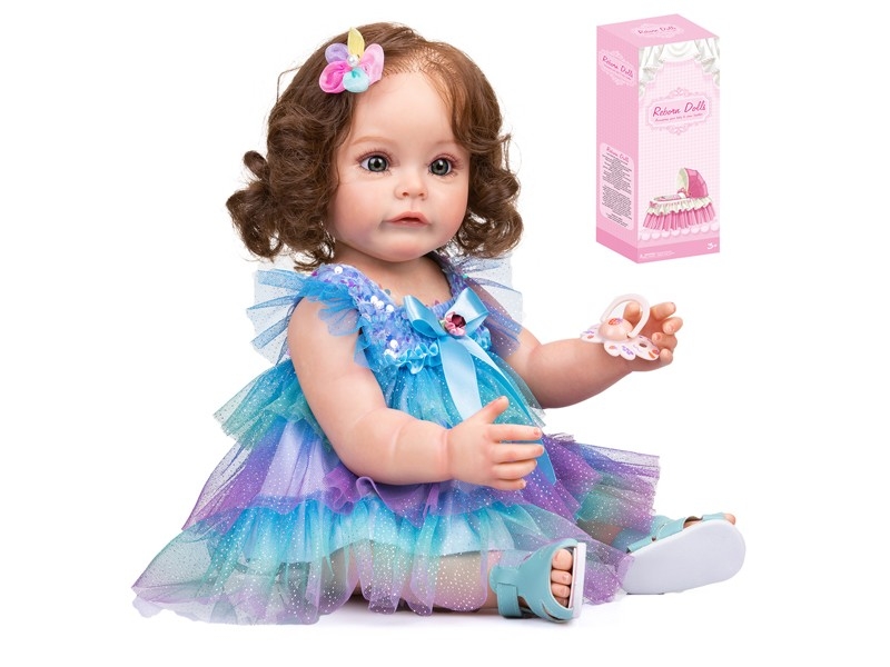 55 CM RUBBER DOLL W/ACCESSORIES - HP1168855