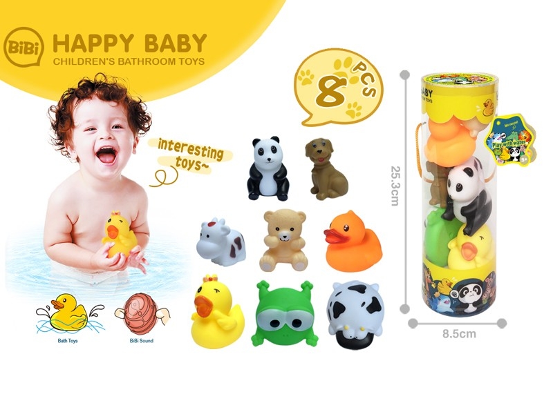 VINYL BATH TOYS 8PCS - HP1169075