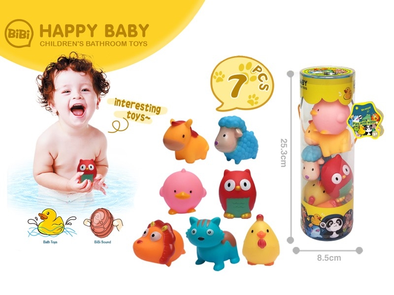 VINYL BATH TOYS 7PCS - HP1169076
