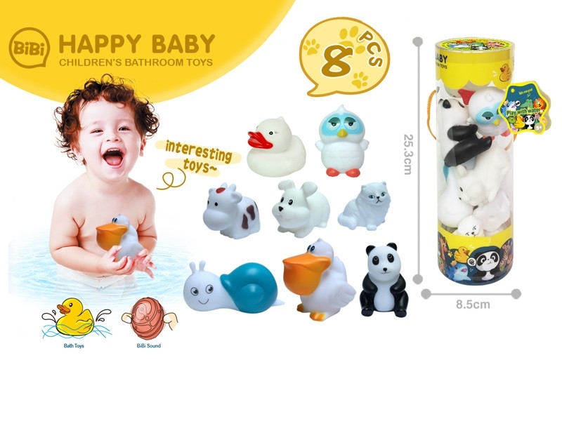 VINYL BATH TOYS 8PCS - HP1169077