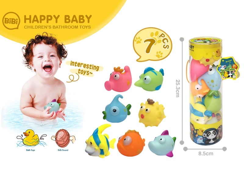 VINYL BATH TOYS 7PCS - HP1169083