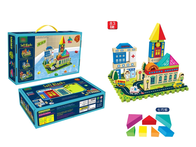 EVA BUILDING BLOCKS 83PCS - HP1169205