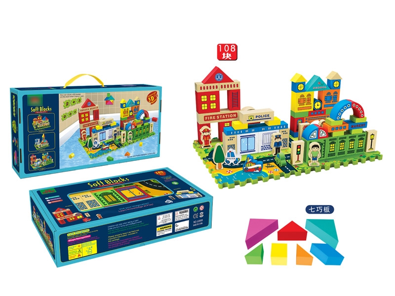 EVA BUILDING BLOCKS 108PCS - HP1169206