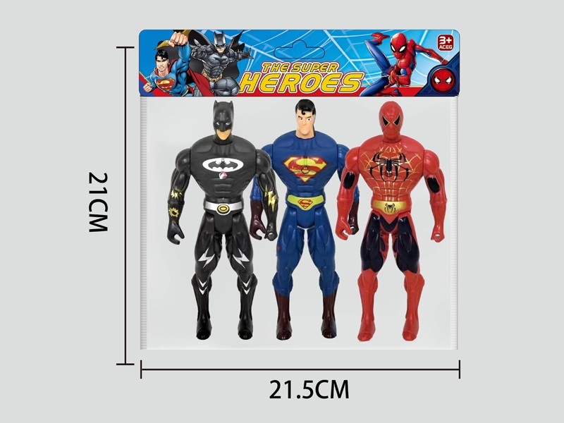 16 CM THE AVENGERS W/LIGHT，3PCS - HP1169216