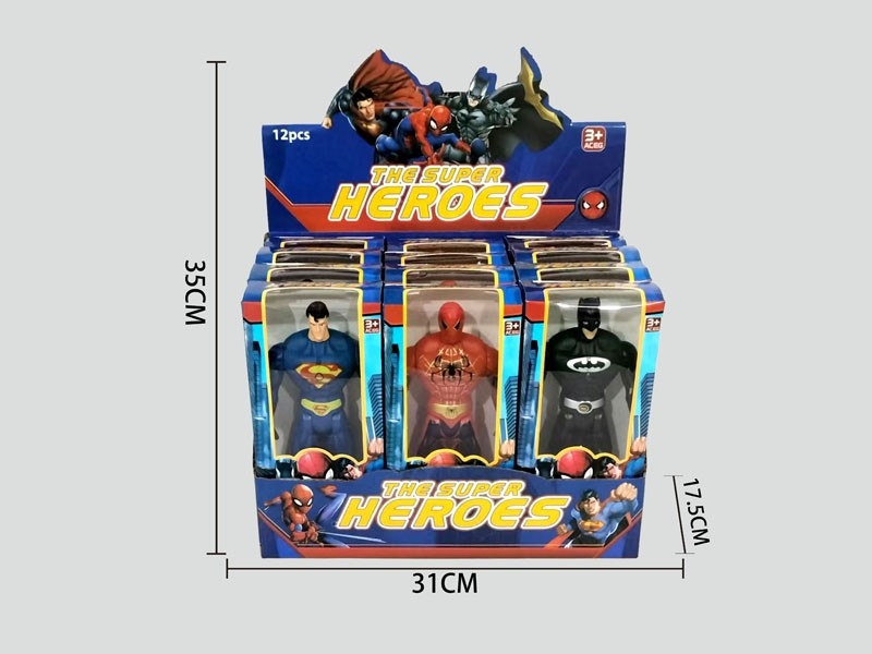 16 CM THE AVENGERS W/LIGHT，12PCS/DISPLAY - HP1169221