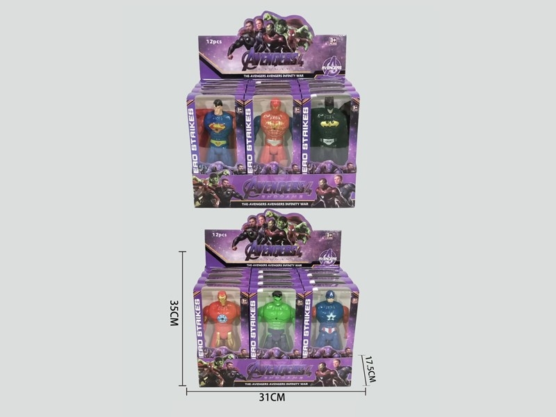 THE AVENGERS W/LIGHT，12PCS/DISPLAY - HP1169230