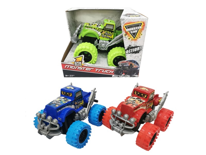 FRICTION CAR，BLUE/RED/GREEN - HP1169275