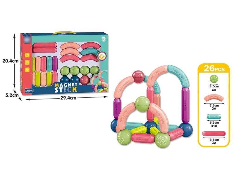 MAGNETIC STICKS 26PCS - HP1169525