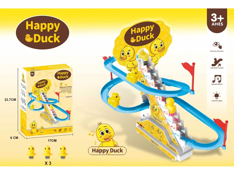 B/O ORBIT LADDER W/LIGHT & MUSIC & 3PCS DUCK - HP1170057