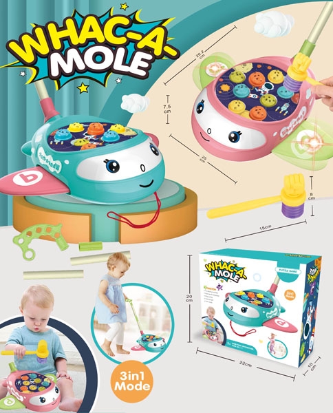 B/O WHAC-A-MOLE GAME W/LIGHT & MUSIC - HP1170174