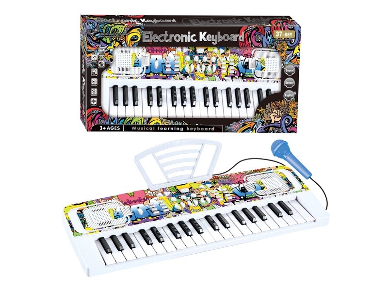 37-KEY ELECTRONIC ORGAN W/MICROPHONE - HP1170177