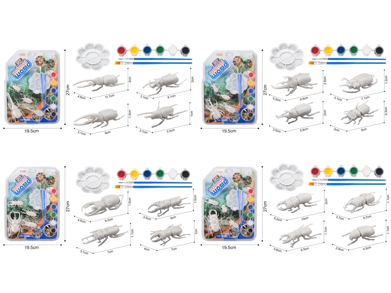 DIY PAINTING GYPSUM，4ASST - HP1170607