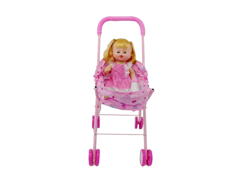 IRON BABY STROLLER W/14